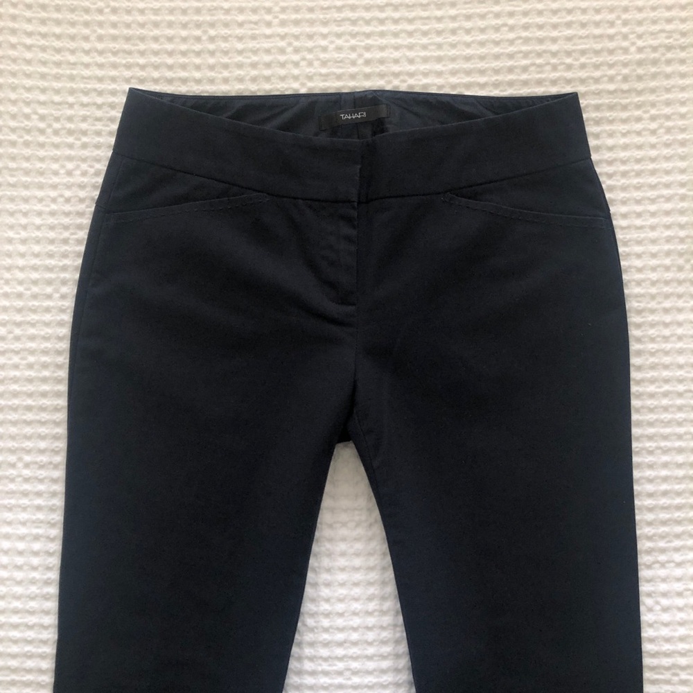 Tahari classy navy pants